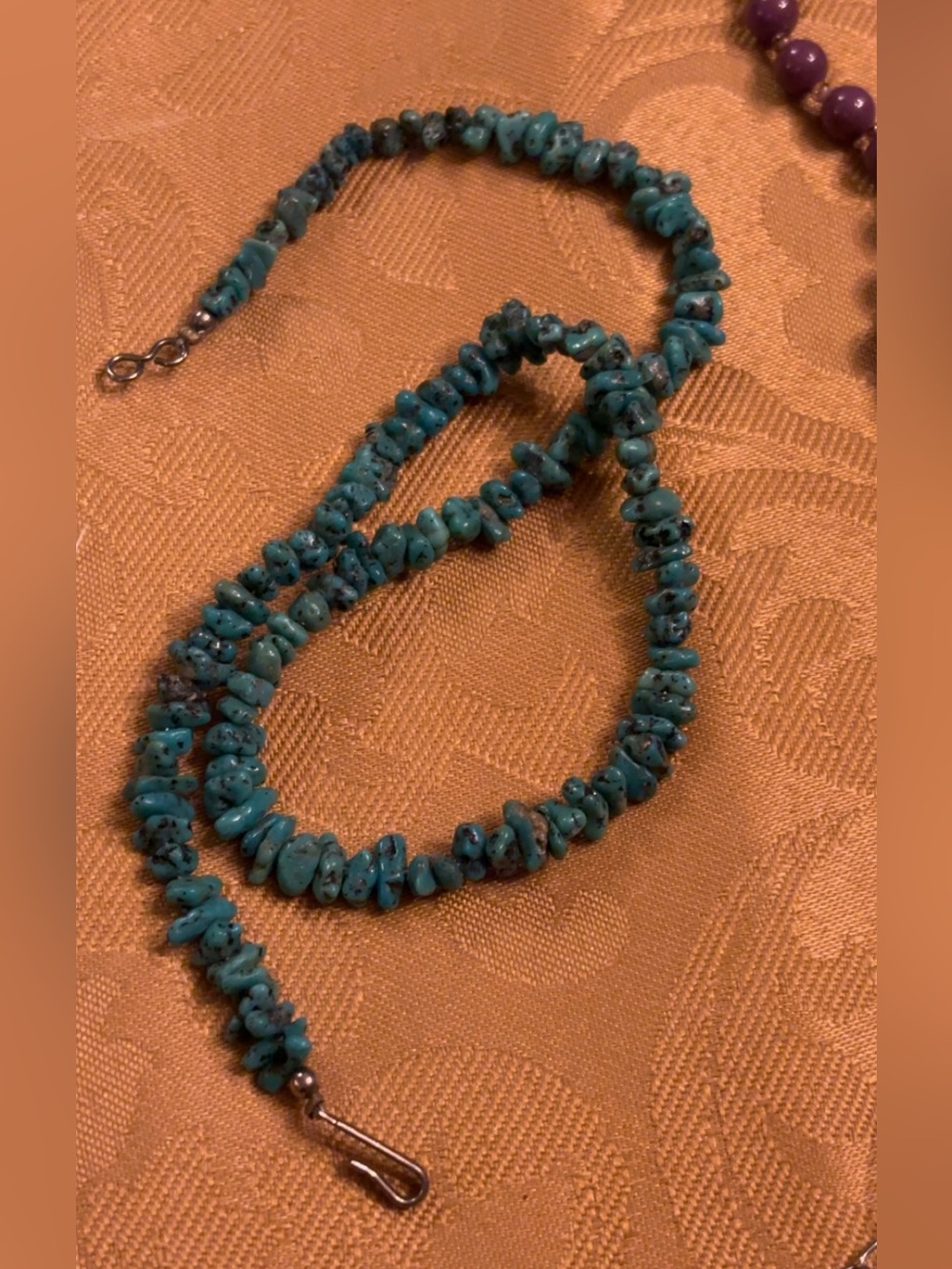 Turquoise Chip Bead Necklace - Women Jewelry